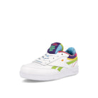 Reebok Jelly Belly x Reebok Club C Revenge Kids Footwear White-Sonic Green-Radiant Aqua Sneakers  Close Up | Overkill