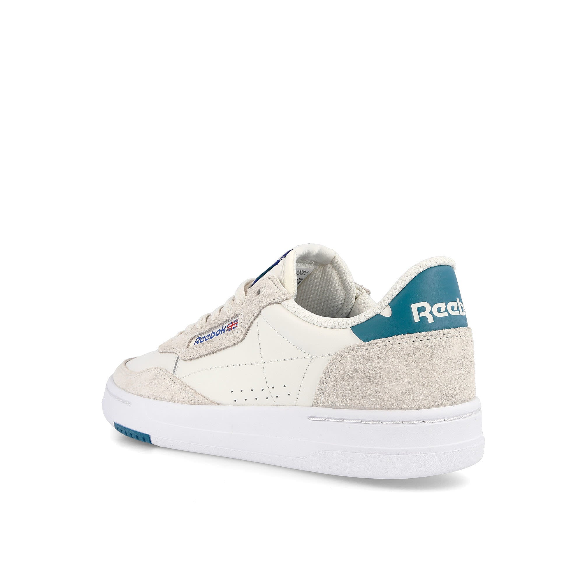 Reebok court peak Chalk / Seaport Teal / Vector Blue Low Top Sneakers  Material | Overkill
