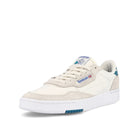 Reebok court peak Chalk / Seaport Teal / Vector Blue Low Top Sneakers  Close Up | Overkill