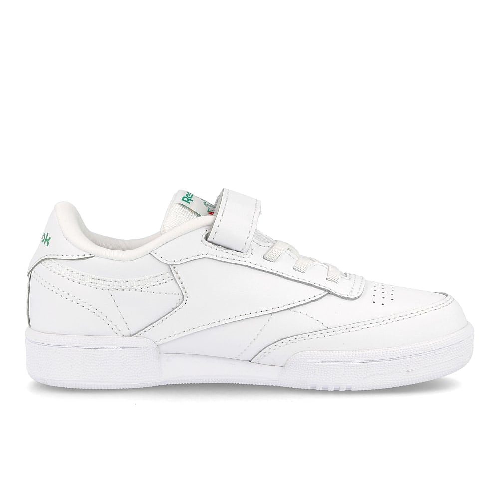 Reebok club c 1v White / Glen Green / Vector Blue   Material | Overkill
