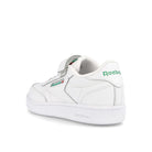 Reebok club c 1v White / Glen Green / Vector Blue  Close-up | Overkill