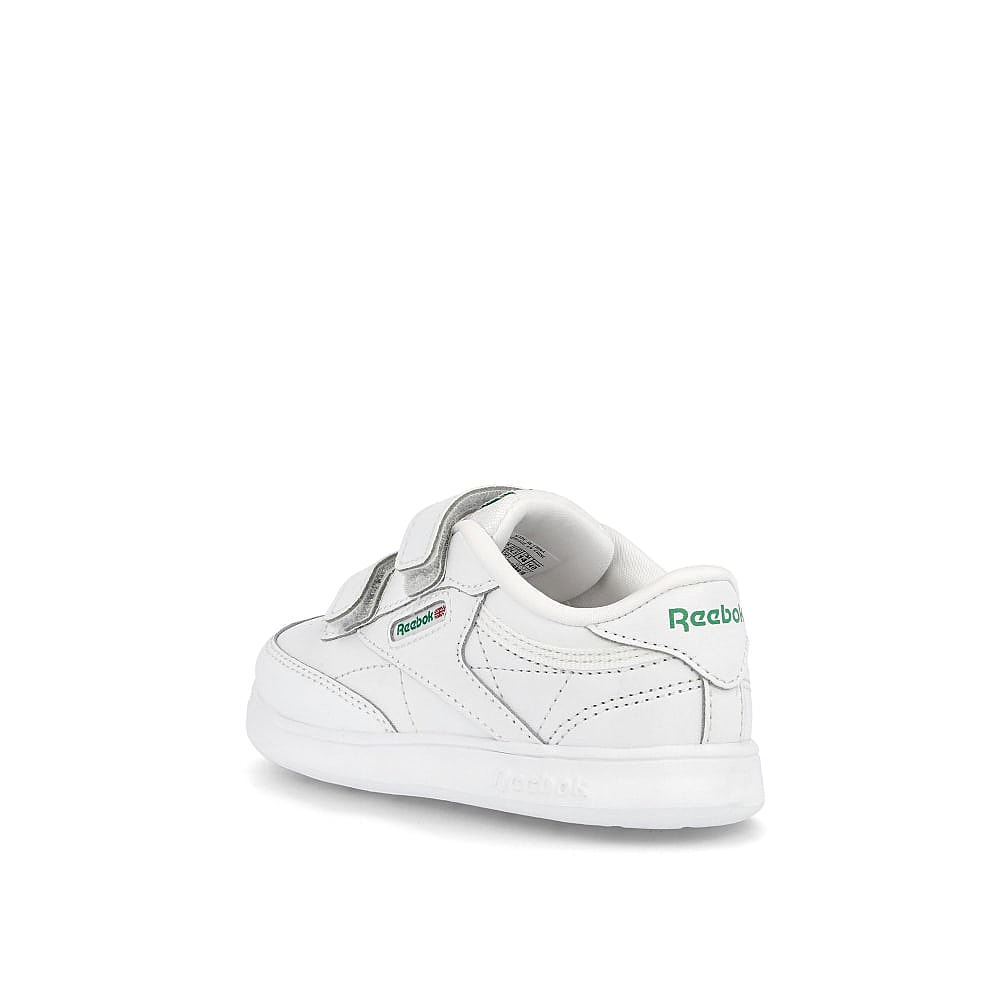 Reebok club c 2v infants White / Glen Green / Vector Blue  Close-up | Overkill