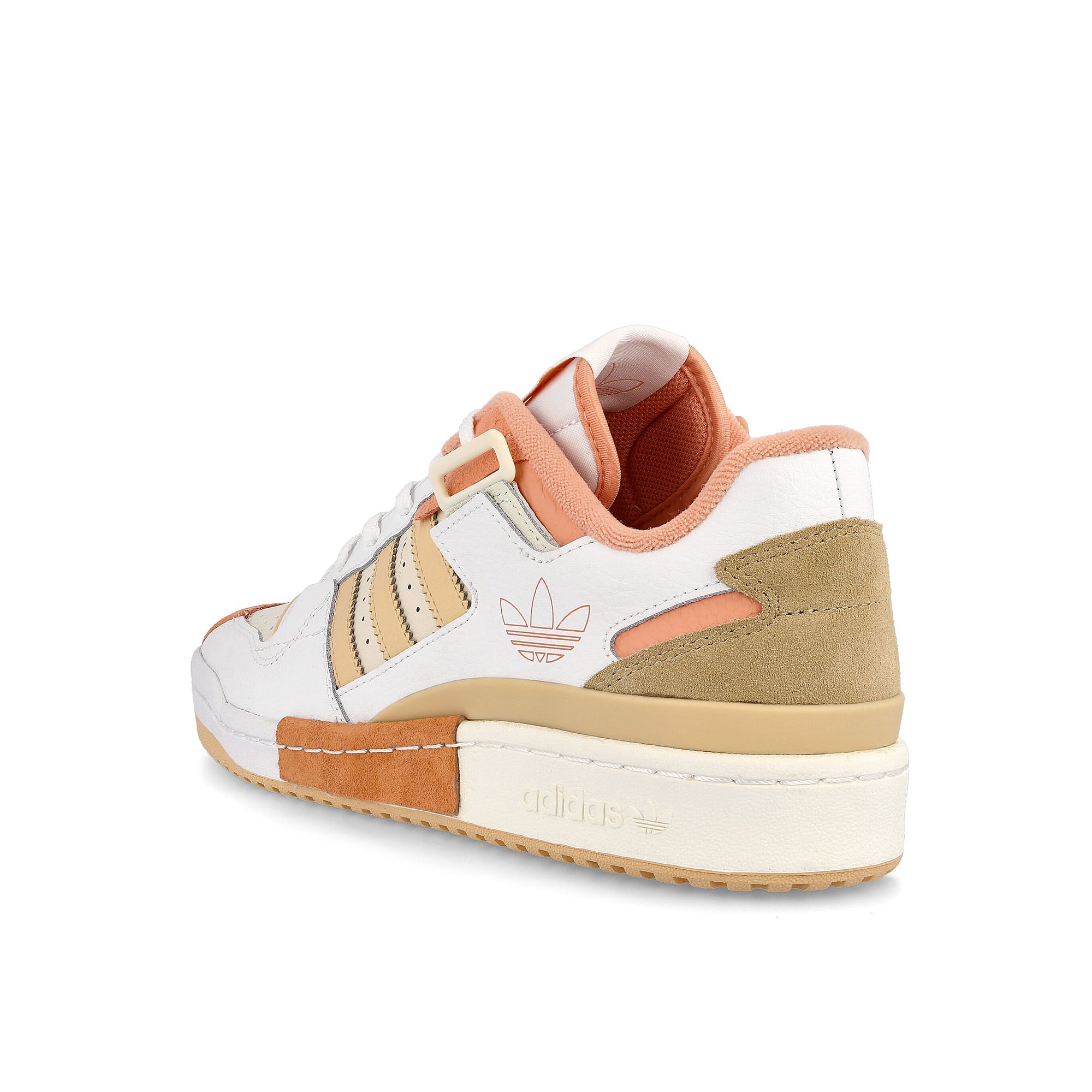adidas forum exhibit low Footwear White-Cream White-Halo Amber Sneakers  Material | Overkill