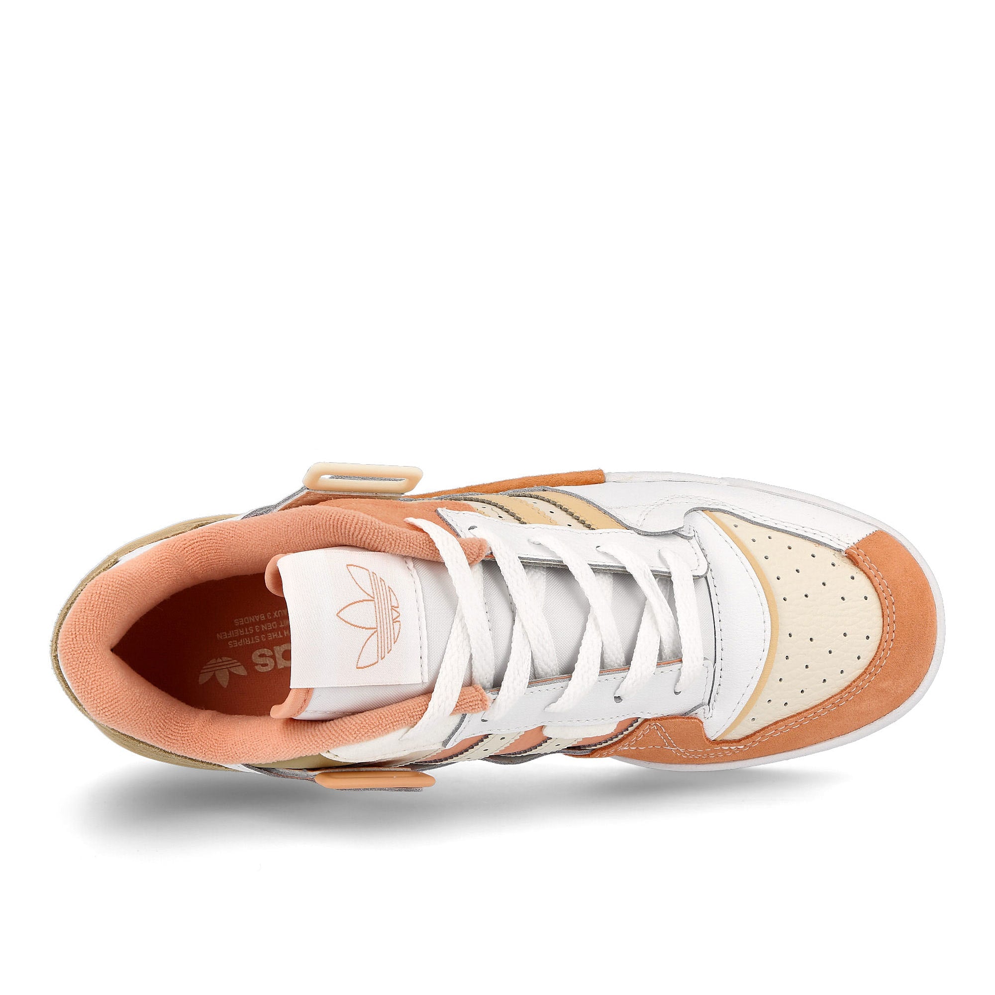 adidas forum exhibit low Footwear White-Cream White-Halo Amber Sneakers  Detailfoto | Overkill
