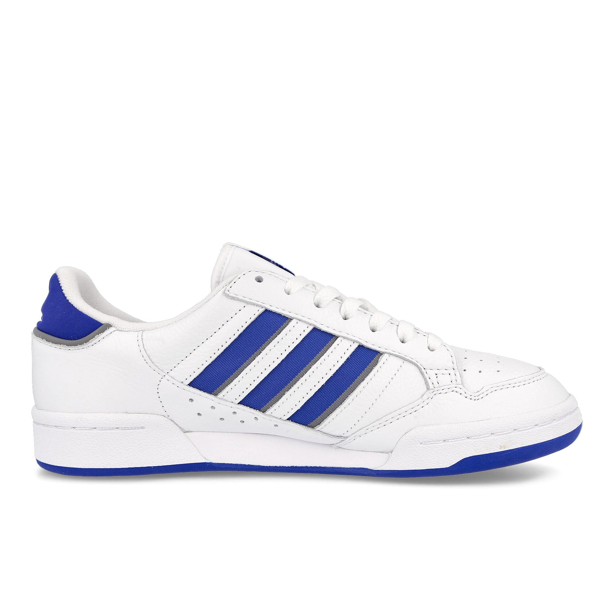 adidas continental 80 stripes Footwear White / Collegiate Royal / Grey Heather   Material | Overkill