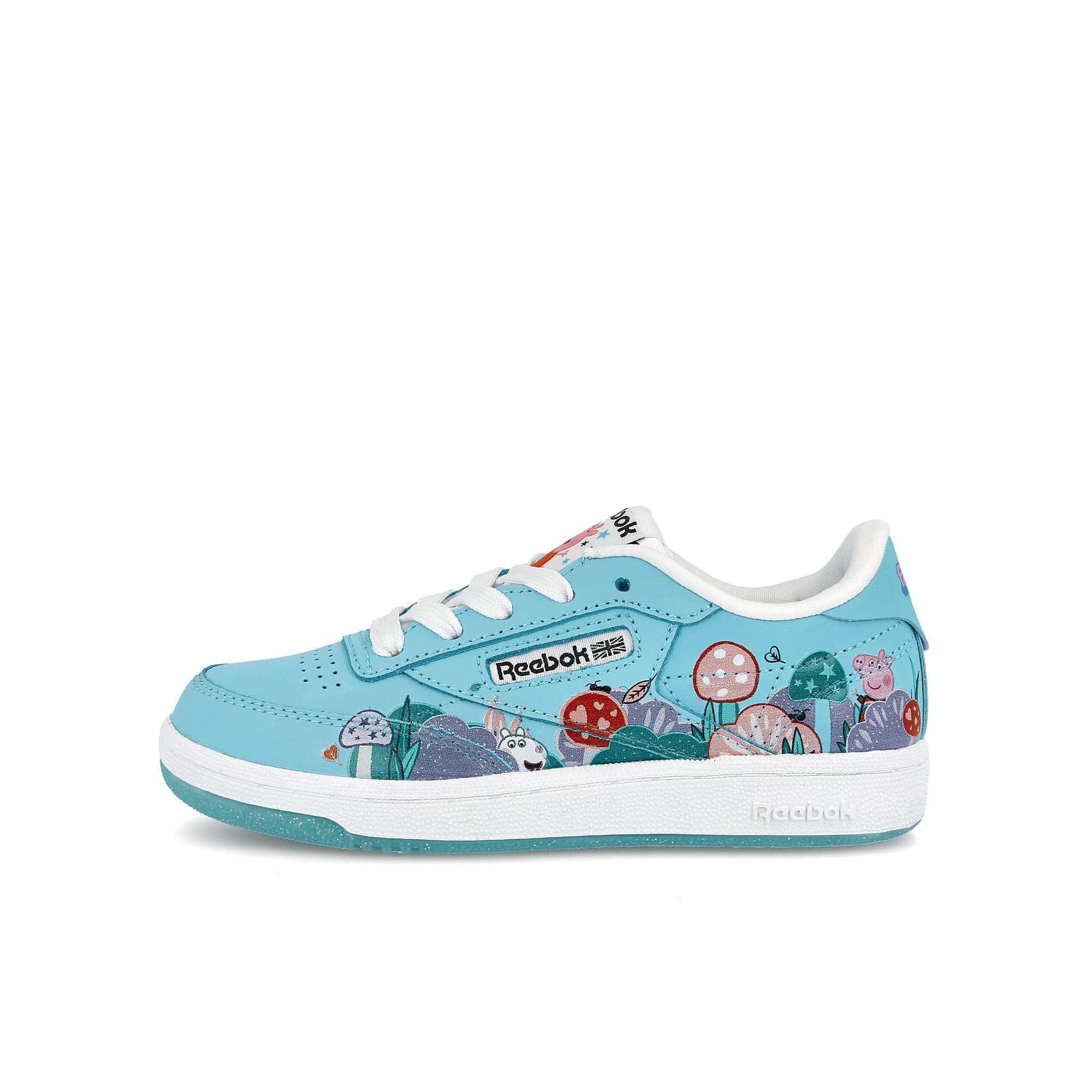 Reebok Peppa Pig x Reebok Club C Kids Digital Blue / Core Black / Footwear White  GZ6486 | Overkill