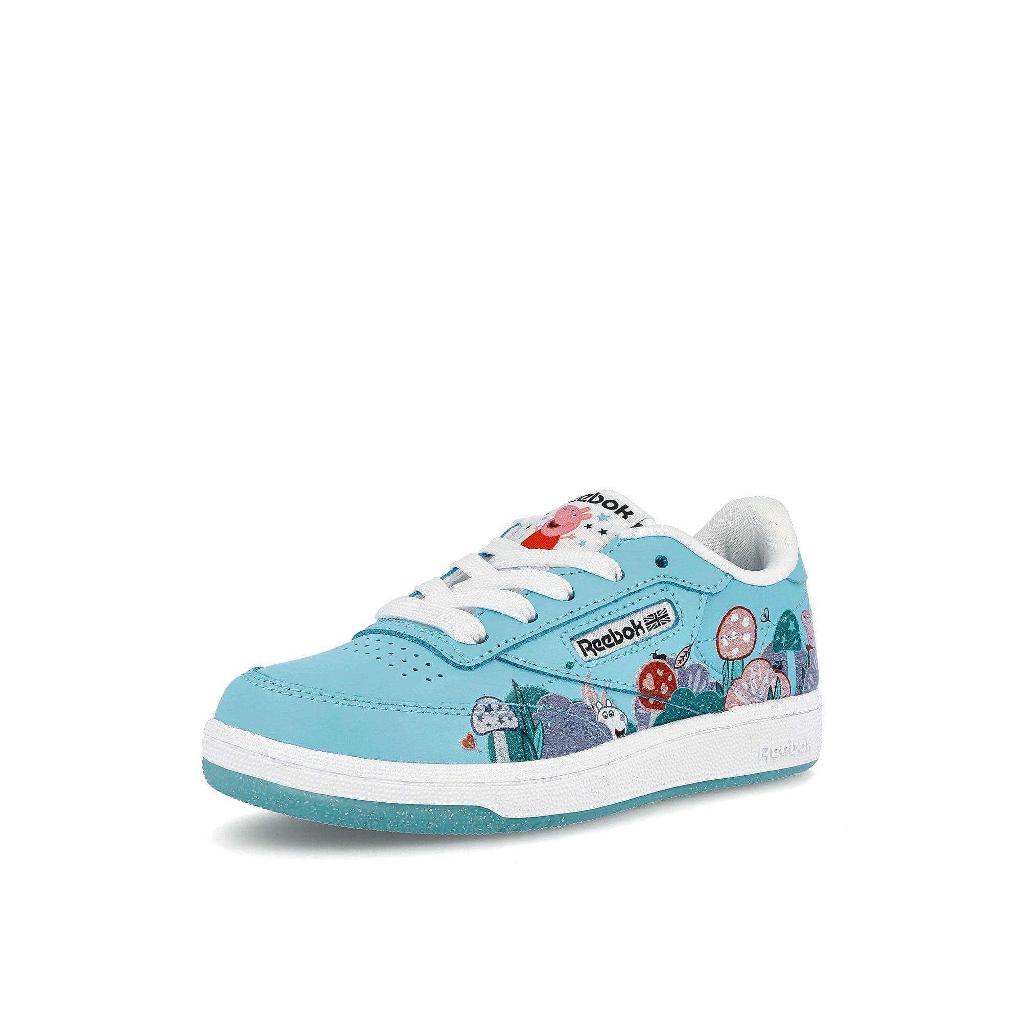 Reebok Peppa Pig x Reebok Club C Kids Digital Blue / Core Black / Footwear White  Detailfoto | Overkill