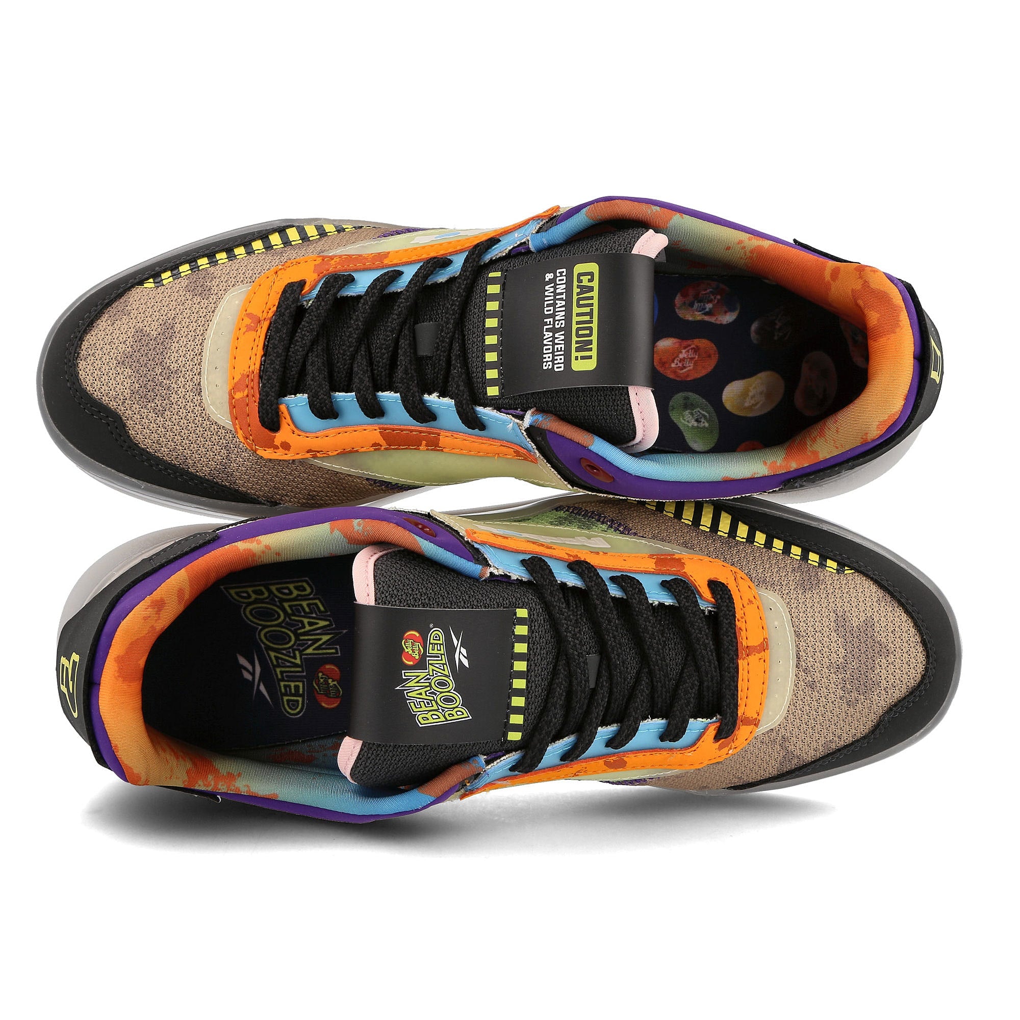 Reebok Jelly Belly x Reebok Club C Legacy Coal-Sport Violet-Pale Yellow Sneakers  Detail View 1 | Overkill