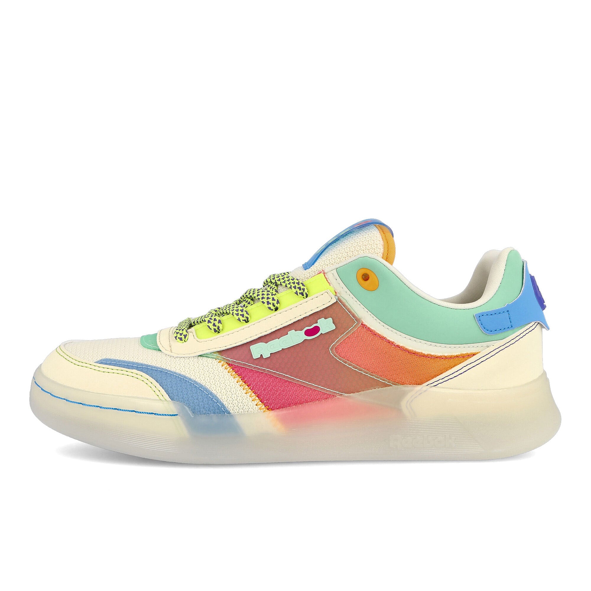 Reebok Jelly Belly x Reebok Club C Legacy Cream White-Mint Glow-Sunset Orange Sneakers GZ6884 | Overkill