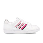 adidas continental 80 stripes junior Footwear White / Core Black / Light Pink   Material | Overkill