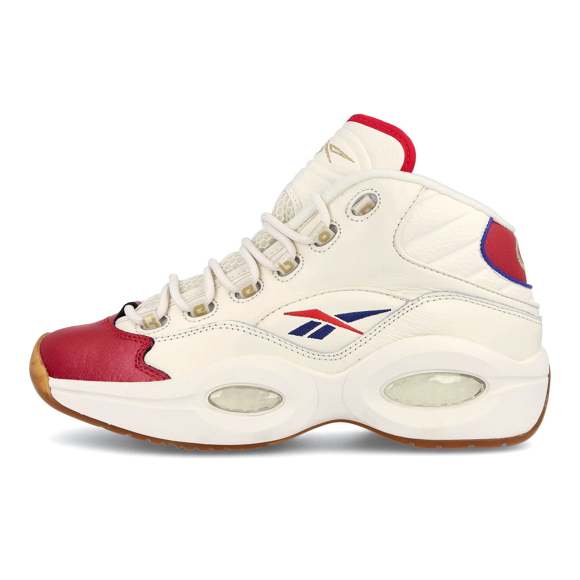 Reebok question mid Chalk-Vector Red-Vector Blue Sneakers GZ7099 | Overkill