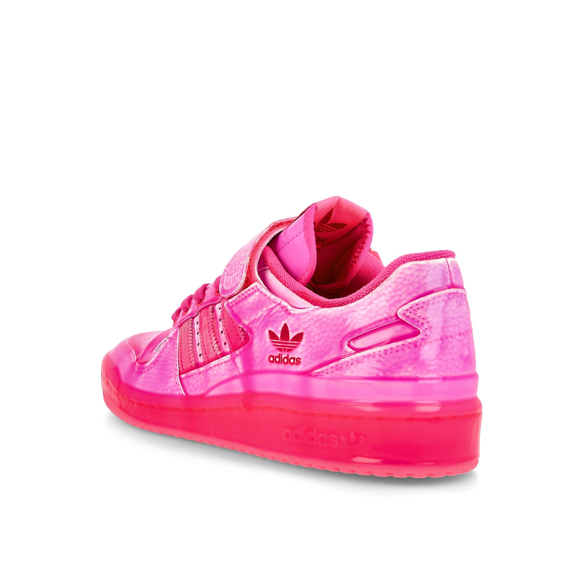adidas Jeremy Scott x adidas Forum Dipped Low Supplier Colour-Supplier Colour-Solar Pink Sneakers  Material | Overkill