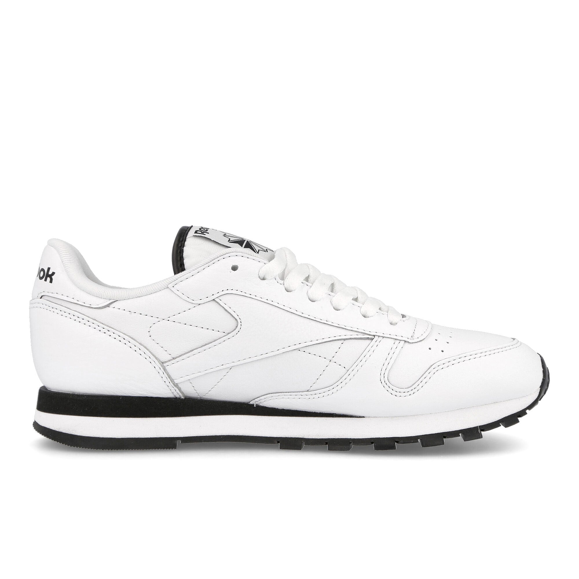 Reebok classic leather Footwear White-Core Black-Footwear White Low Top Sneakers  Silhouette | Overkill