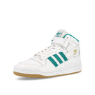 adidas forum mid Footwear White-Gold Metallic-GUM 3 Sneakers  Close Up | Overkill