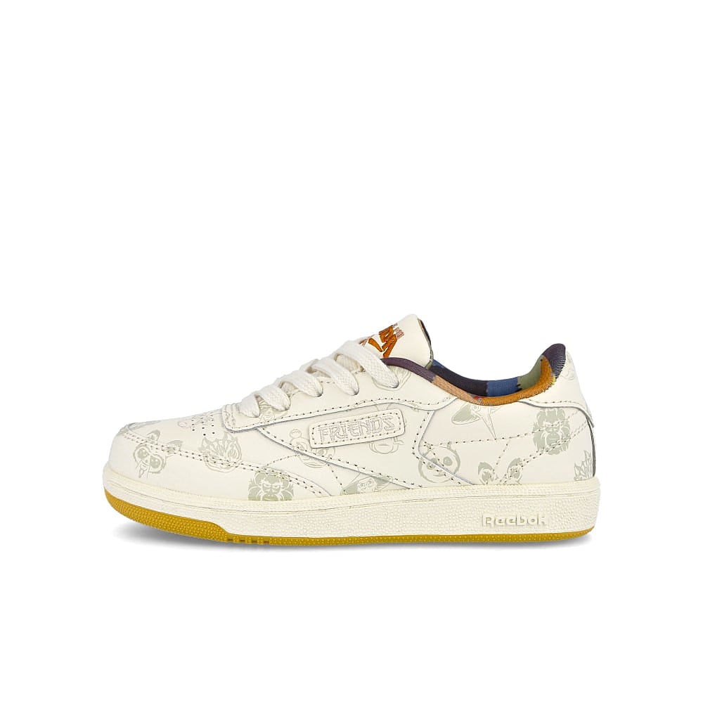Reebok Kung Fu Panda x Reebok Club C 85 Kids Classic White-Paperwhite-Beige Sneakers H01204 | Overkill