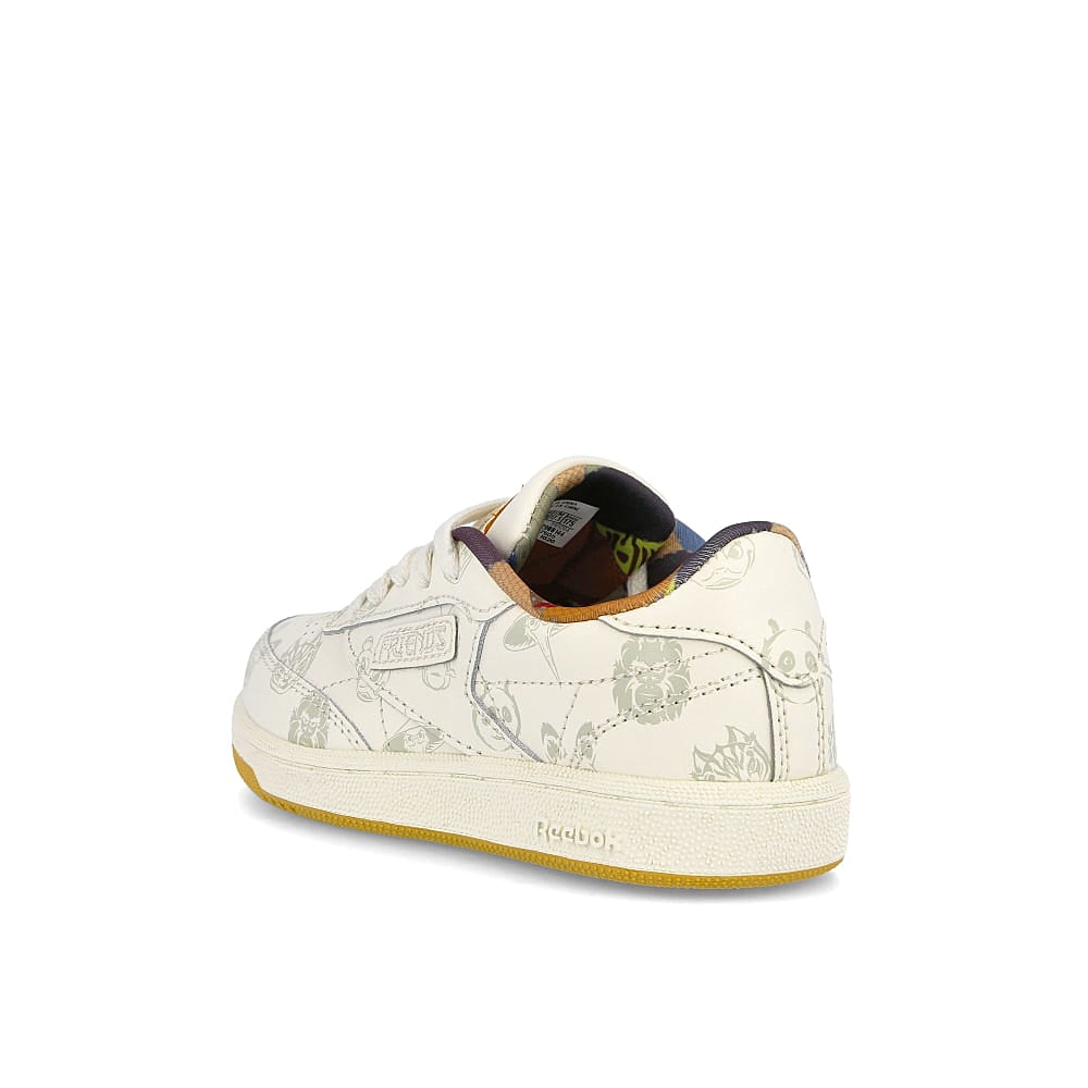 Reebok Kung Fu Panda x Reebok Club C 85 Kids Classic White-Paperwhite-Beige Sneakers  Material | Overkill