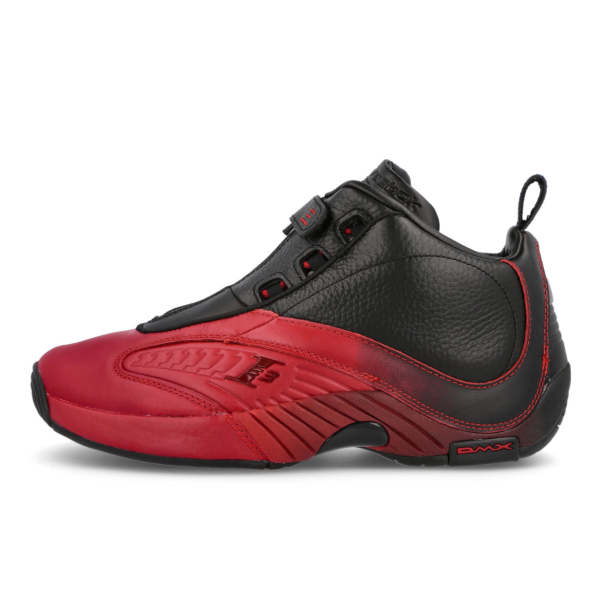 Reebok answer iv Black-Flash Red-Flash Red Sneakers H01302 | Overkill