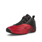 Reebok answer iv Black-Flash Red-Flash Red Sneakers  Close Up | Overkill