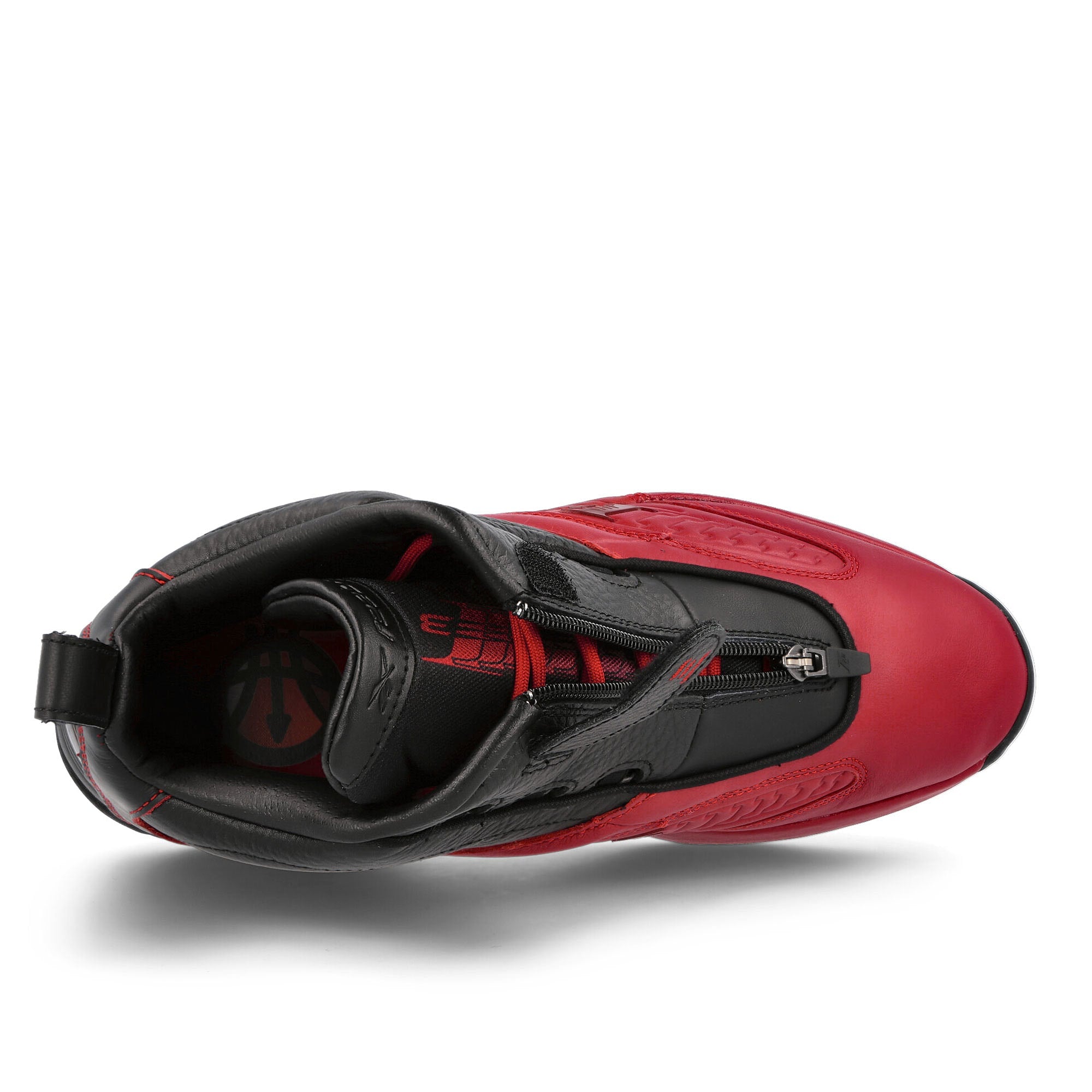 Reebok answer iv Black-Flash Red-Flash Red Sneakers  Detailfoto | Overkill