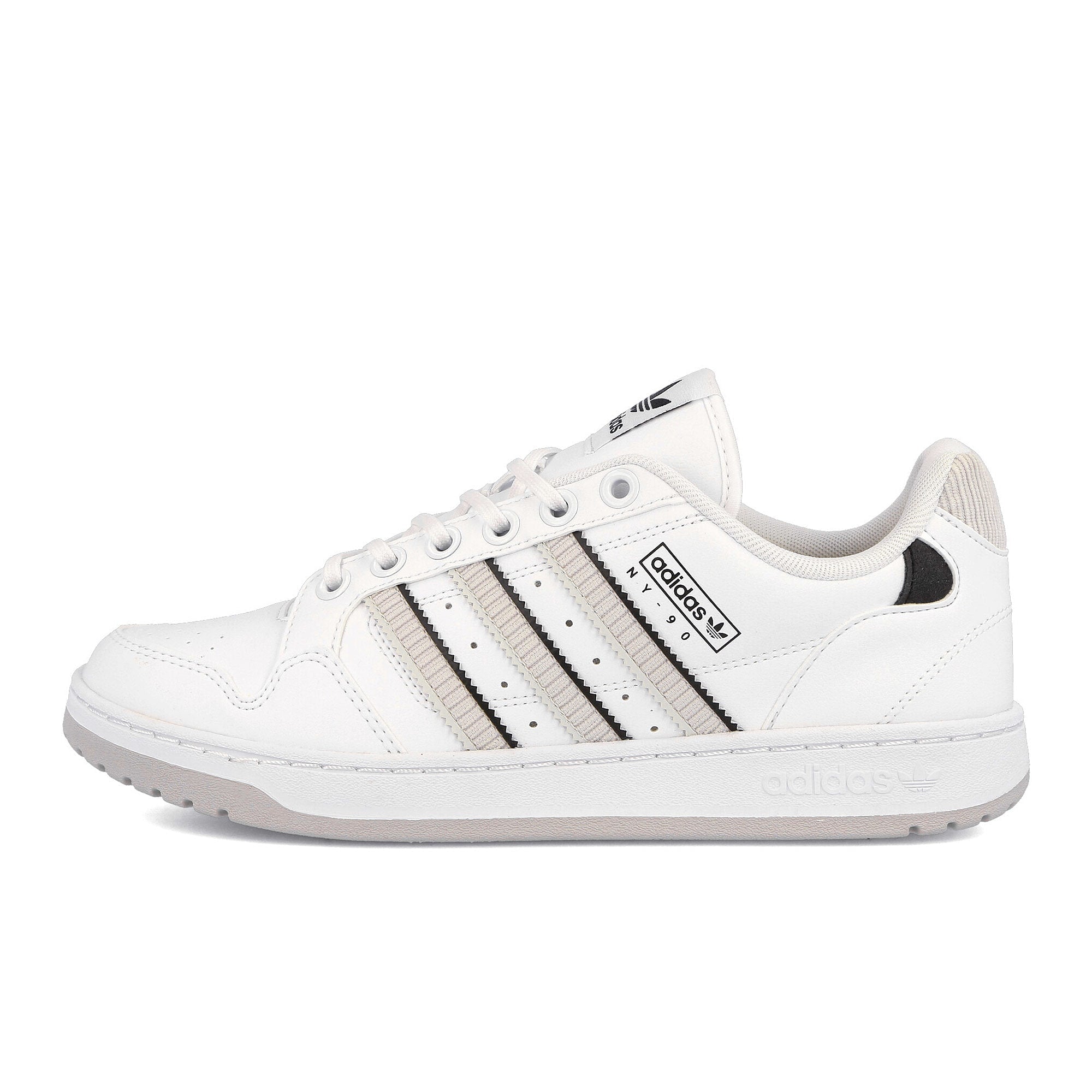 adidas ny 90 stripes Footwear White-Grey One-Core Black Sneakers H03095 | Overkill