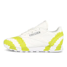 Reebok Collina Strada x Reebok Wmns Classic Leather Footwear White-Digital Blue-Acid Yellow Low Top Sneakers  Silhouette | Overkill