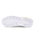 Reebok Collina Strada x Reebok Wmns Classic Leather Footwear White-Digital Blue-Acid Yellow Low Top Sneakers  Detail View 1 | Overkill