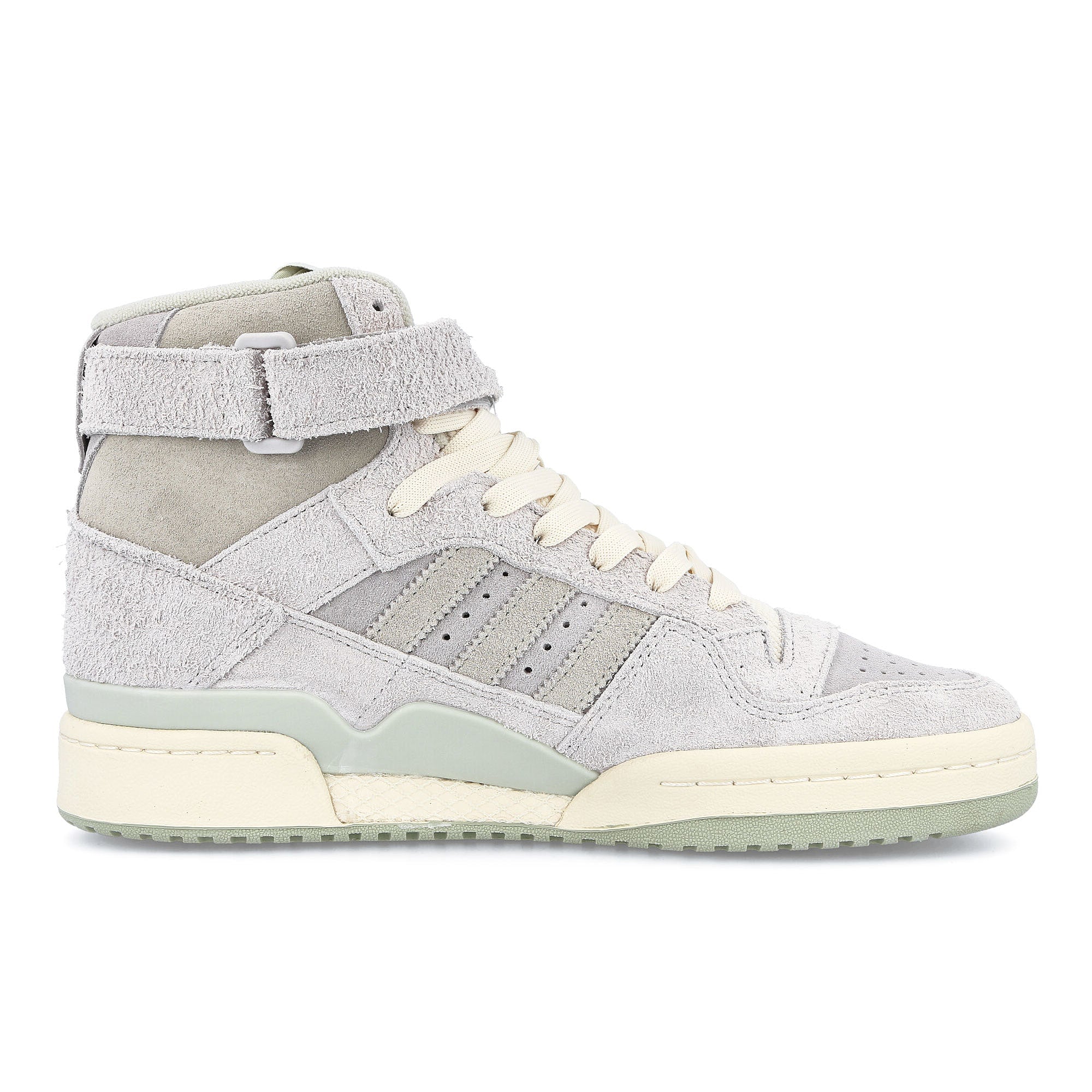 adidas forum 84 hi Grey Two-Halo Green-Off White Sneakers  Silhouette | Overkill