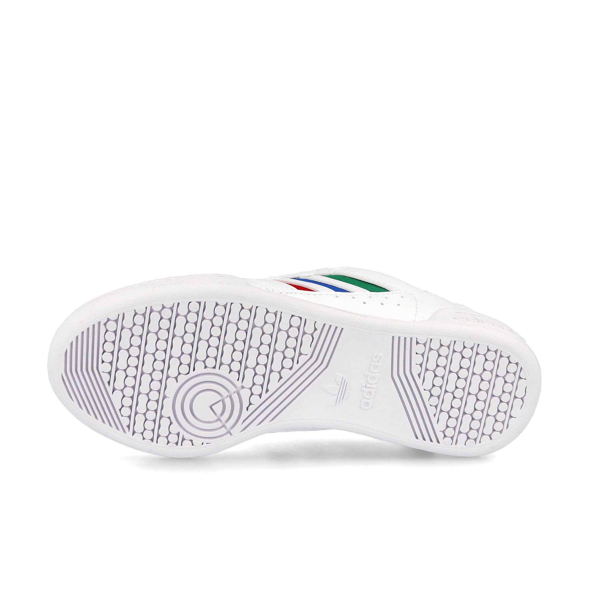 adidas continental 80 stripes junior Footwear White / Core Black / Bluebird  Detail view 2 | Overkill