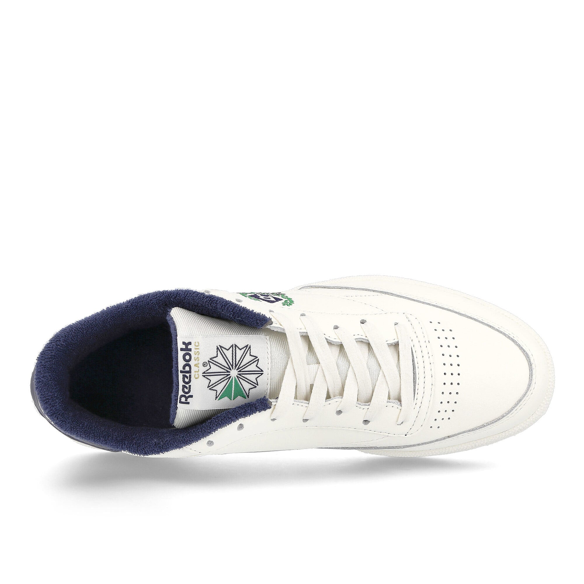 Reebok club c 85 Chalk / Chalk / Vector Navy  Detail view 1 | Overkill