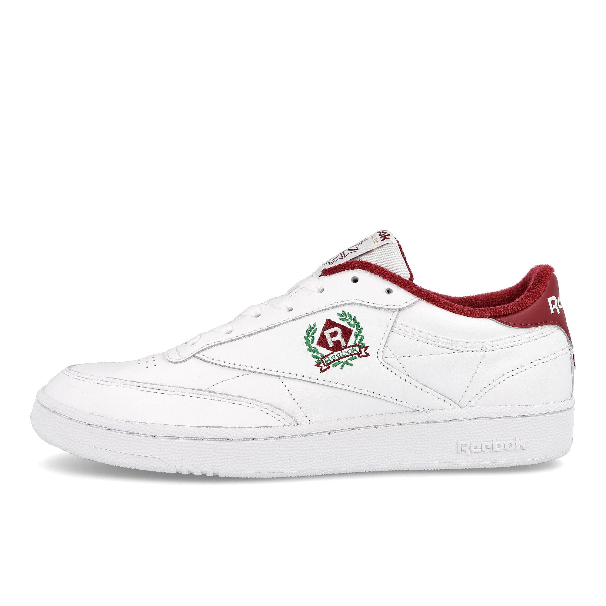 Reebok club c 85 Footwear White / Footwear White / Classic Burgundy  H05810 | Overkill