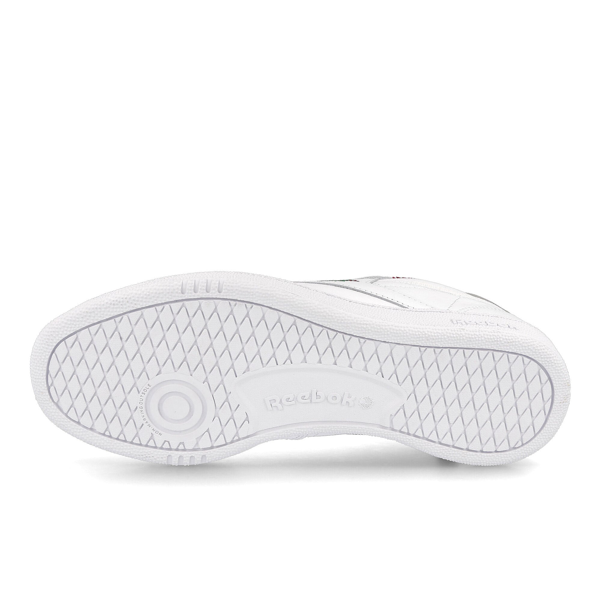 Reebok club c 85 Footwear White / Footwear White / Classic Burgundy  Detail view 2 | Overkill