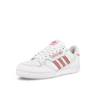 adidas wmns continental 80 stripes Footwear White-Rose Tone-Ambient Blush Low Top Sneakers  Close Up | Overkill