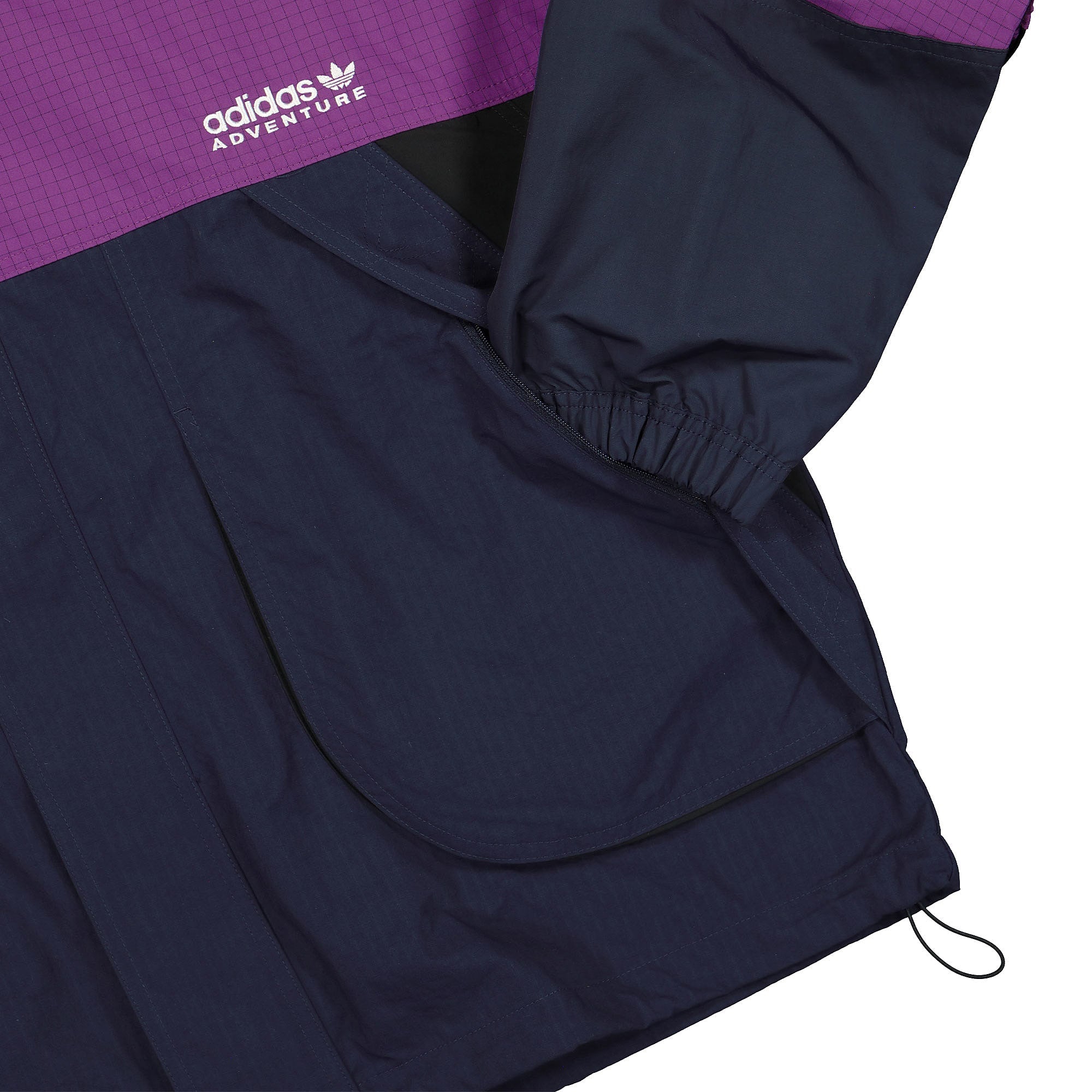 adidas Adventure Traverse Woven Windbreaker Legend Ink / Glory Purple Jackets Detailfoto | Overkill
