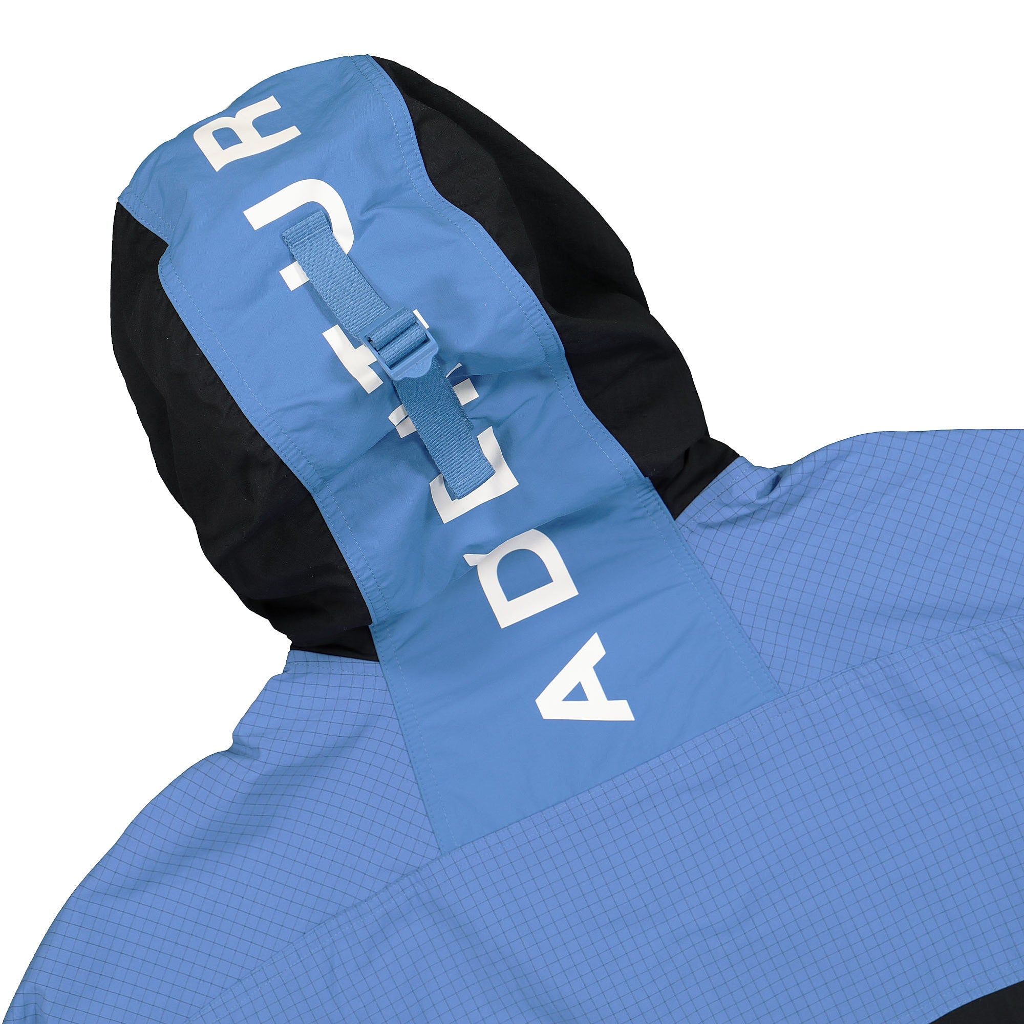 adidas Adventure Traverse Woven Windbreaker Black / Focus Blue Jackets Detail view 1 | Overkill