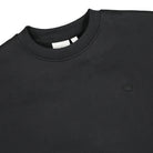 adidas Trefoil Crewneck Sweatshirt Black Sweatshirts Close-up | Overkill