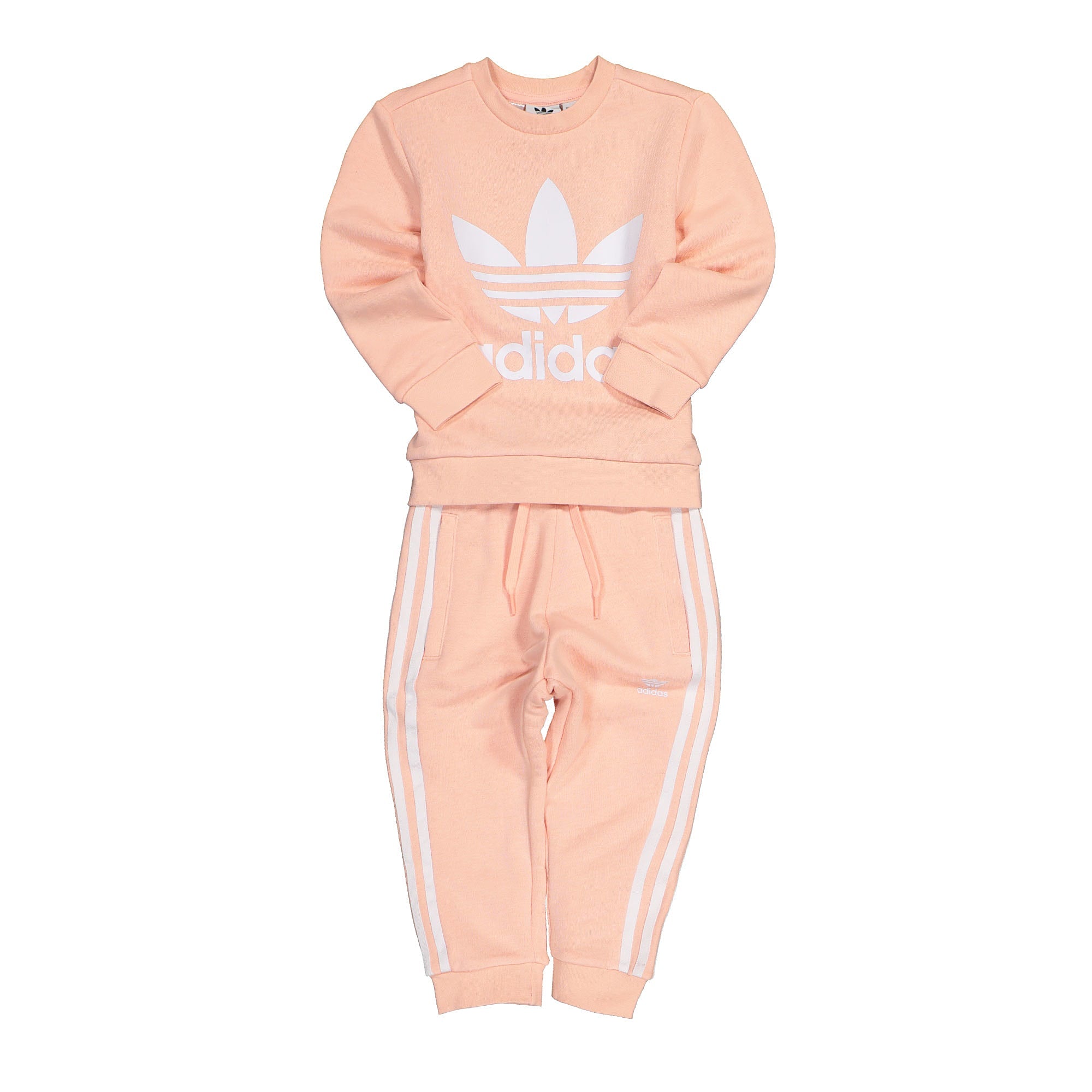 adidas Adicolor Crew Set Haze Coral / White Sweatshirts H25252 | Overkill