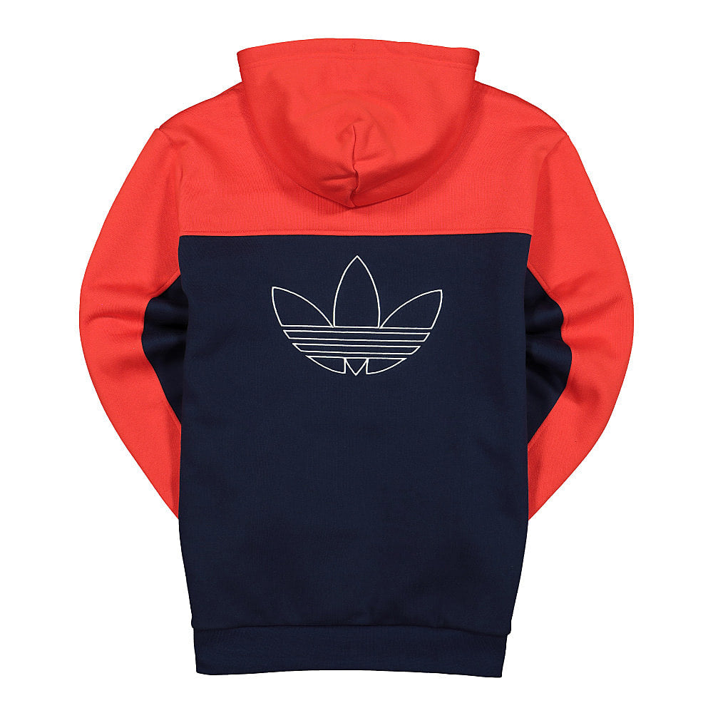 adidas AFC 90-92 Hoody Red / Collegiate Navy Hoodies Close-up | Overkill