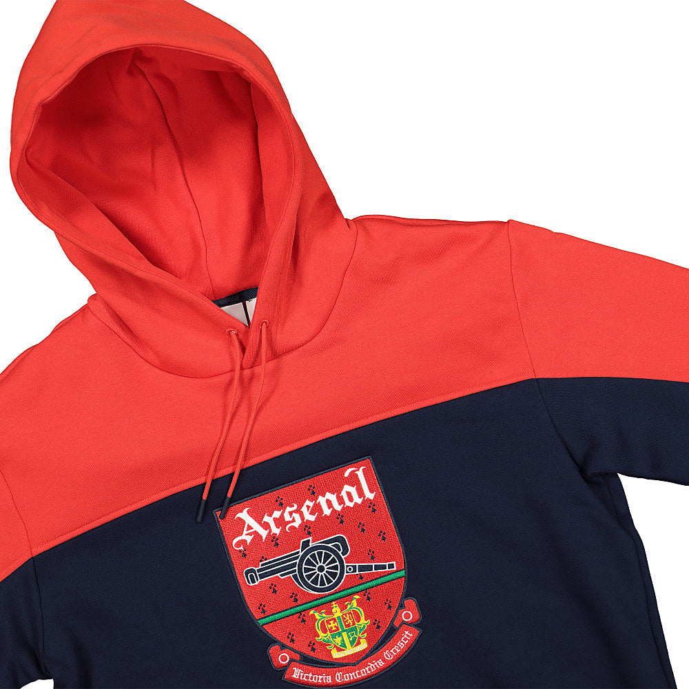 adidas AFC 90-92 Hoody Red / Collegiate Navy Hoodies Material | Overkill
