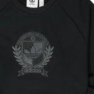 adidas C Crest Crew Black Sweatshirts Close-up | Overkill