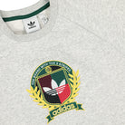 adidas C Crest Crew Light Grey Heather Sweatshirts Close-up | Overkill