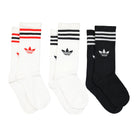 adidas Crew Socks Kids 3PP White / White / Black Socks Material | Overkill
