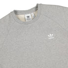 adidas Essential Crewneck Medium Grey Heather Sweatshirts Close-up | Overkill