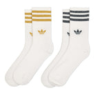 adidas Mid Cut Glitter Crew Socks White / Black / Vicgol Socks H37063 | Overkill