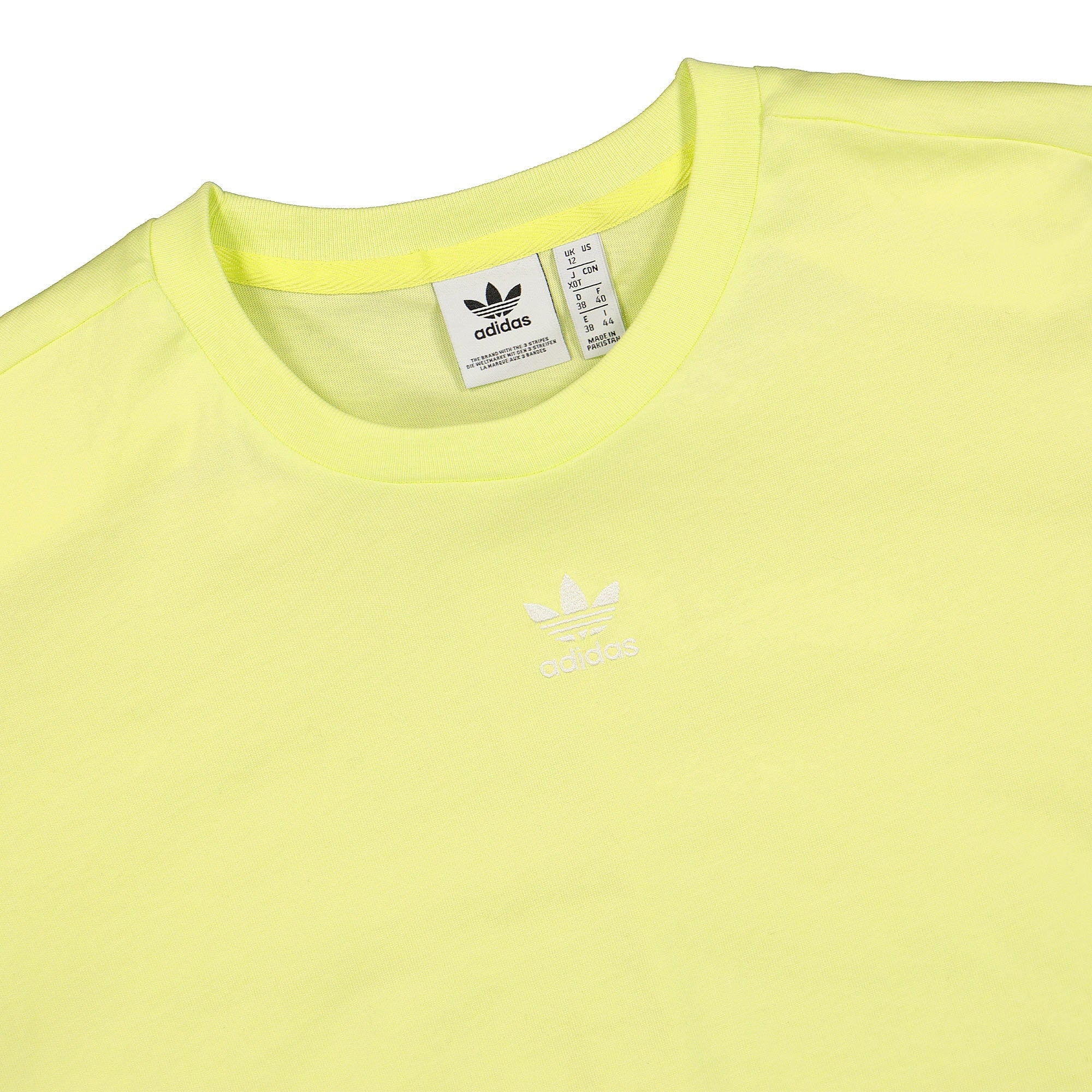 adidas Wmns Tee Pulyel Pulse Yellow T-Shirts Close-up | Overkill