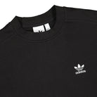 adidas Lock Up Crew Black Sweatshirts Close-up | Overkill