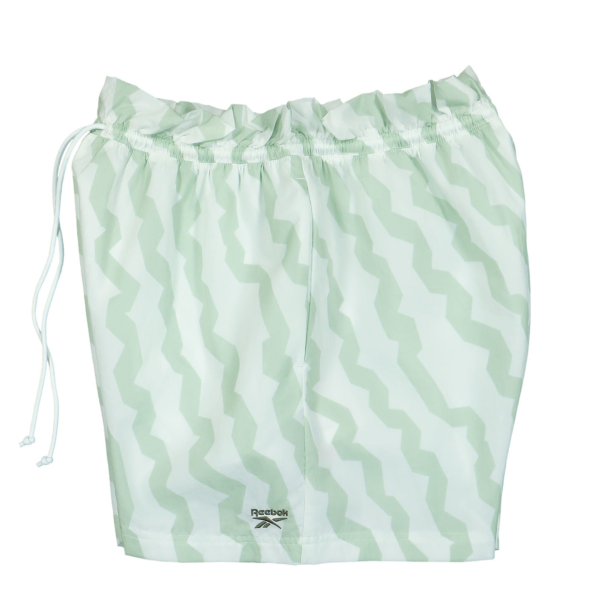 Reebok Wmns Classic Summer Waves Print Short Light Sage Shorts Close-up | Overkill