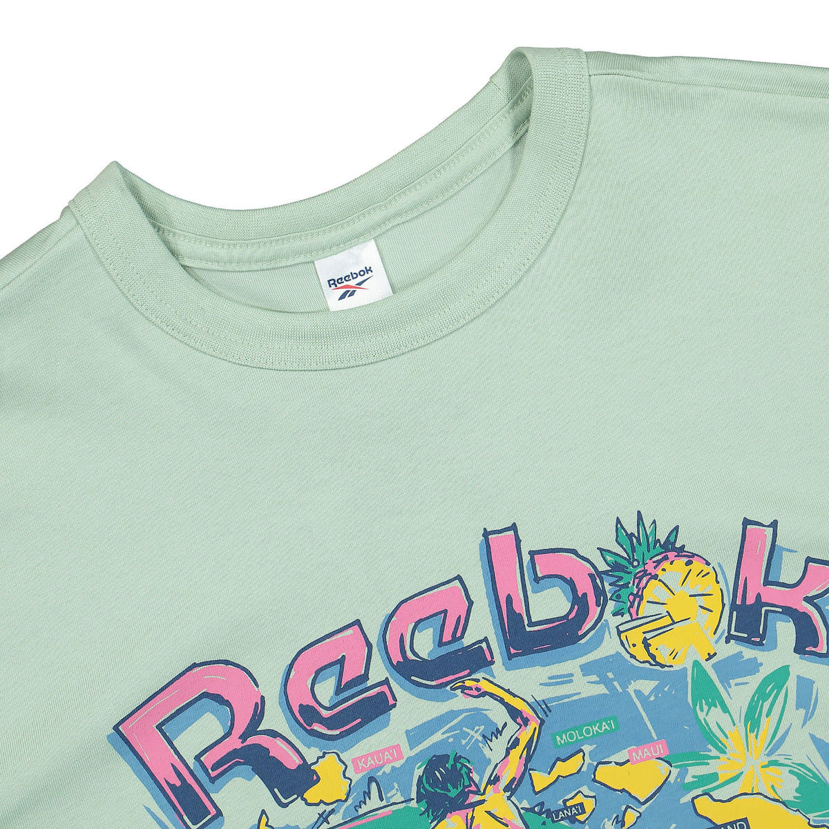 Reebok Classic Destination Tee Light Sage T-Shirts Close-up | Overkill