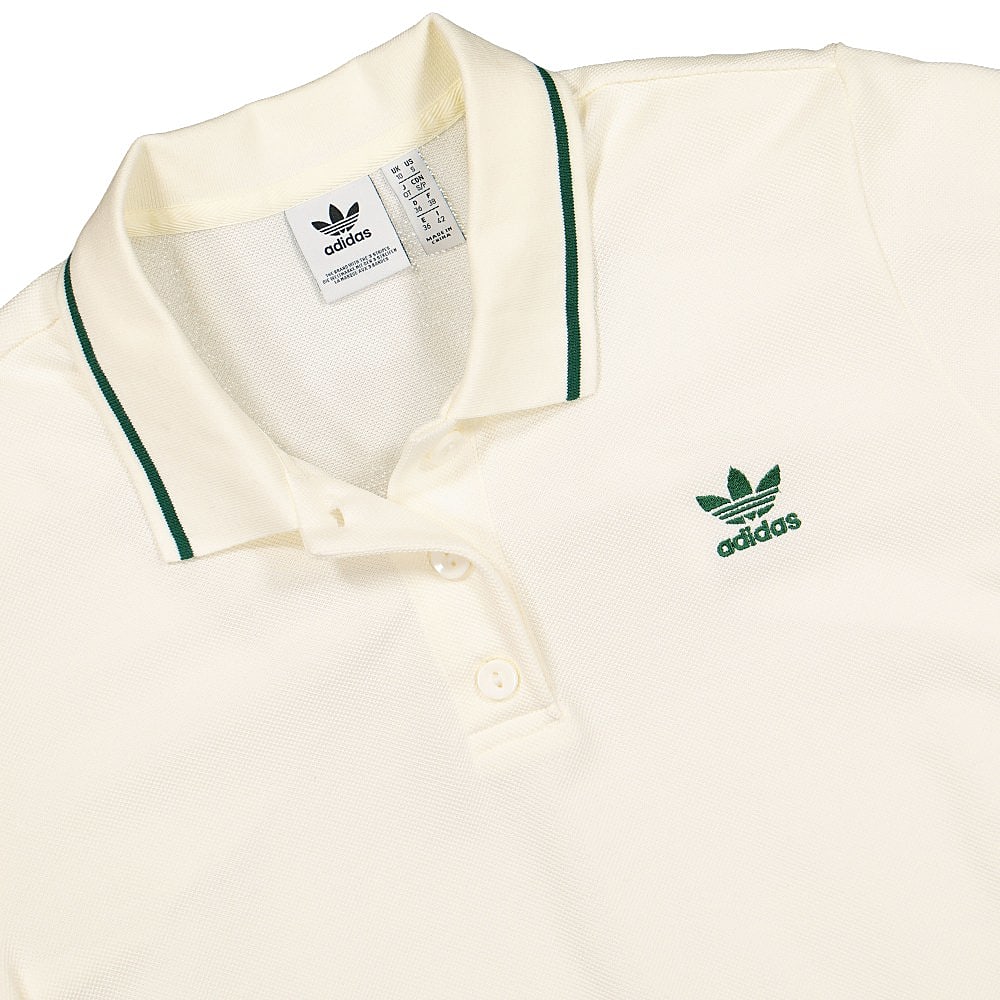 adidas Wmns Polo Off White Polo Shirts Close-up | Overkill