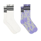adidas Crew Socks 2PP Multicolor / White Socks Material | Overkill