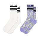 adidas Crew Socks 2PP Multicolor / White Socks H62036 | Overkill